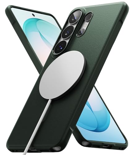 Ringke Onyx for Samsung Galaxy S26 Ultra Case [Compatible with MagSafe] Oil & Dirt Resistant, Enhanced Camera Lens Protection, Comfortable Grip, Non-Slip, Lightweight Cover - Magnetic Dark Green - color: Magnetic Dark Green, size: Galaxy S26 Ultra