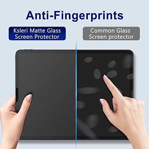 2 Pack Matte Glass Screen Protector for iPad Pro 11 inch(2022/2021/2020/2018) iPad Air 5/4 Generation(10.9 Inch,2022/2020)[Install Frame](Not Privacy)Anti-Glare Anti-Fingerprint Smooth as Silk - size: iPad Pro 11" 4/3/2/1