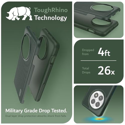 TUDIA MergeGrip for OnePlus 13 Case 5G (2025) - [Military Grade Drop Tested] Dual Layer Shockproof Slim Heavy Duty Tough Cover Phone Cases - Pine Green - color: Pine Green, size: Basic