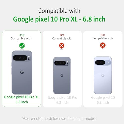 for Google Pixel 10 Pro XL Crossbody Case Clear Neck Hanging Strap Adjustable Shoulder Lanyard Phone Cover Women Girls Soft TPU Slim Anti-Drop Protection Mobile Case for Pixel 10 Pro XL - Rainbow - size: for Google Pixel 10 Pro XL