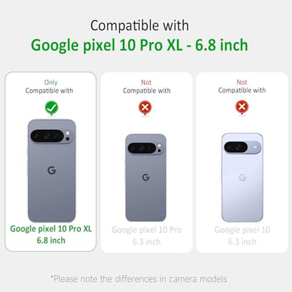 for Google Pixel 10 Pro XL Crossbody Case Clear Neck Hanging Strap Adjustable Shoulder Lanyard Phone Cover Women Girls Soft TPU Slim Anti-Drop Protection Mobile Case for Pixel 10 Pro XL - Rainbow - size: for Google Pixel 10 Pro XL