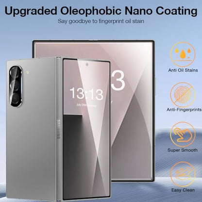 [8 Pack] for Samsung Galaxy Z Fold 7 Screen Protector - size: Z fold 7