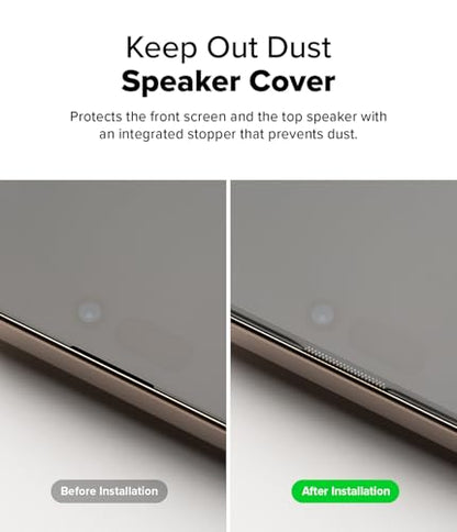 Ringke for iPhone 16 Pro Max Screen Protector [Easy Slide Privacy, 2 Pack] - size: iPhone 16 Pro Max