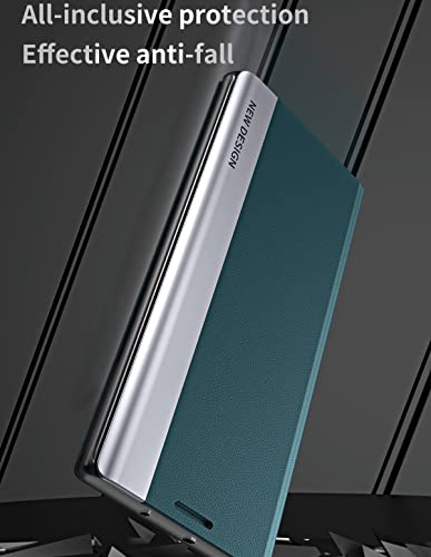 CCSmall for Samsung Galaxy A32 4G PU Leather Flip Case with Stand CX Black | Thin Slim Magnetic Closure Folio Phone Case, TPU Inner Shell, Full Cover Protective Case for Samsung Galaxy A32 4G (Not 5G)