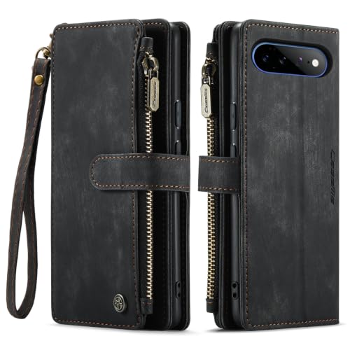 Google Pixel 11 Pro XL 5G Wallet Case with Card Holder,Black - color: Black, size: Pixel 11 Pro XL 6.8 Inch