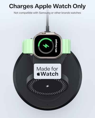 25W Fast 3 in 1 Charging Station for iPhone 18 Pro Max/iPhone Duo/17 ProMax - size: 25W Max for Phone