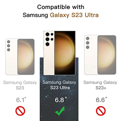 JETech TPU Screen Protector for Samsung Galaxy S23 Ultra, 2+2 Pack - size: Galaxy S23 Ultra