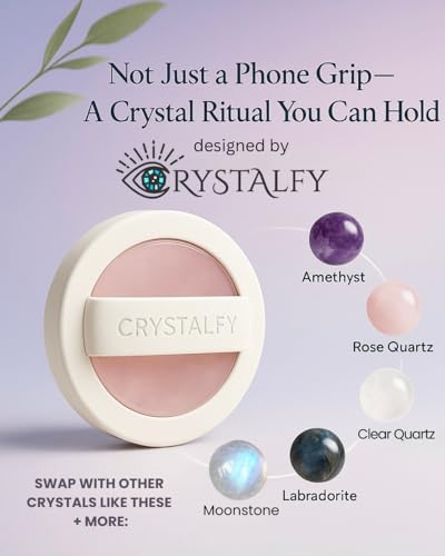 Grips by CRYSTALFY Magnetic Silicone Ring Grip Phone Holder, Rotating Finger Loop Ring Grip Holder, Soft and Portable, Strong Magnetic Attraction, Compatible with Magsafe Phone Case (Black) - color: Black