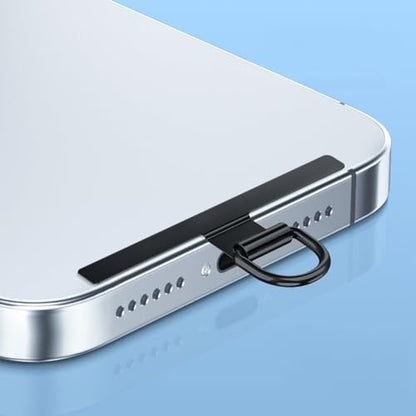 Phone Tether Tab 2pcs,0.2mm Ultra-thin Phone Metal Patch,Universal Phone Lanyard Patch for most phone (E) - color: E