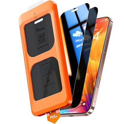 TOCOL for iPhone 16 Pro Max Privacy Screen Protector - color: Privacy