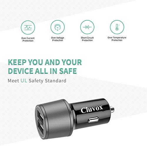 36W Rapid USB Car Charger for Samsung Galaxy S26/S25 Plus/Ultra/A57/A56/A37 - color: Dark Grey, size: 3.3ft cable