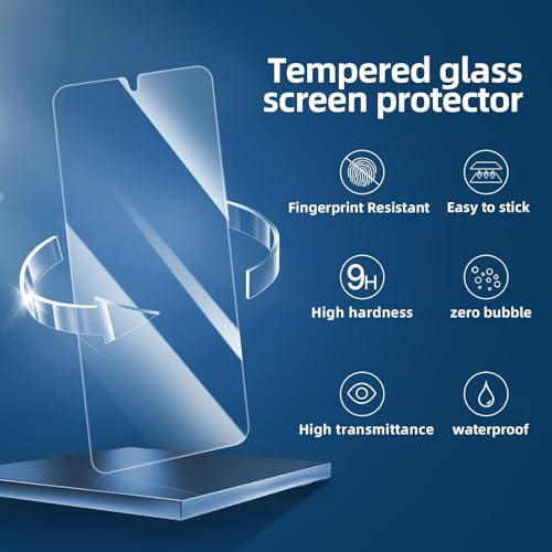 NEW'C for Samsung Galaxy S24+ (S24 Plus) 5G Screen Protector Tempered Glass - size: S24+ 6.7 inches