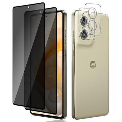 For Motorola Moto G Stylus 2024 Privacy Screen Protector (2+2 Pack) - size: Motorola Moto G Stylus 5G 2024