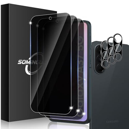 3+3 for Samsung Galaxy A37 5G Privacy Screen Protector Camera Protector - size: Galaxy A37 Privacy