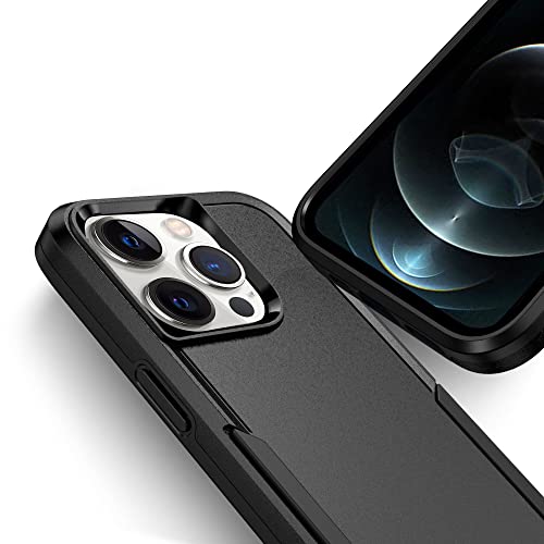 Compatible with iPhone 12 Pro Max Case, Heavy Duty Protection Shockproof Dropproof Dustproof Anti-Scratch Phone Case Cover for 12 Pro Max -Black - size: for iPhone 12 Pro Max