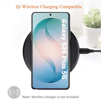 Wireless Charging Case for Galaxy S26 Plus, Upgraded 12000mAh Rechargeable Portable Charging Case Compatible with Galaxy S26 Plus (6.7 inch) with Carplay Extended Battery Pack Charger Case (Black) - size: Galaxy S26 Plus -12000mAh