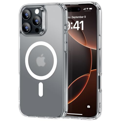 ESR for iPhone 16 Pro Case, Compatible with MagSafe, Shockproof Military-Grade Protection, Magnetic Phone Case for iPhone 16 Pro, Classic Hybrid Case (HaloLock),Frosted Clear - color: C-Frosted Clear