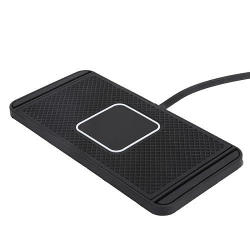15W Non-Slip Wireless Car Charger, Fast Charging Mat for Safe Driving, Applicable to Mobile Phones, Silicone Material