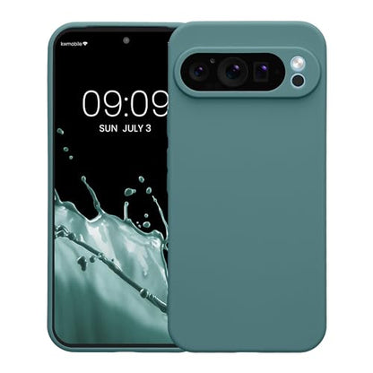 kwmobile Case Compatible with Google Pixel 9 Pro XL Case - Protective Slim TPU Phone Cover - Soft Matte Finish - Arctic Night - color: Arctic Night