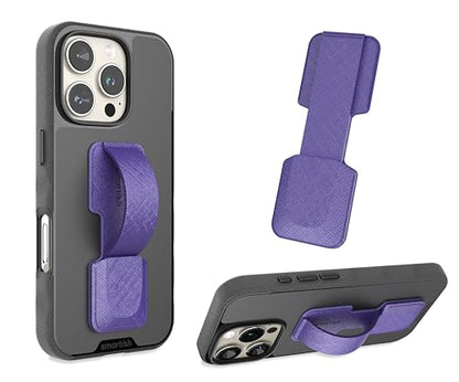 Smartish Phone Grip Loop with Kickstand, Prop Tart, Adhesive Strap, Purple - color: You're Just Jelly