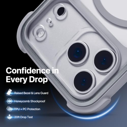 MAGEASY Odyssey MagSafe Crossbody Phone Case with Strap for iPhone 18 Pro Max & 17 Pro Max, 20ft Drop Protection, TPU Leather Shoulder Phone Carrying Case with Adjustable Lanyard (Mist) - color: Mist, size: iPhone 18 Pro Max
