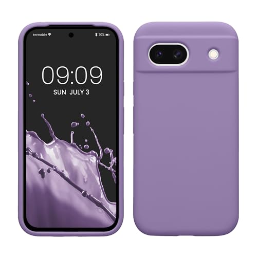 kwmobile Case Compatible with Google Pixel 8a Case - TPU Silicone Phone Cover with Soft Finish - Violet Purple - color: violet purple, size: Pixel 8a