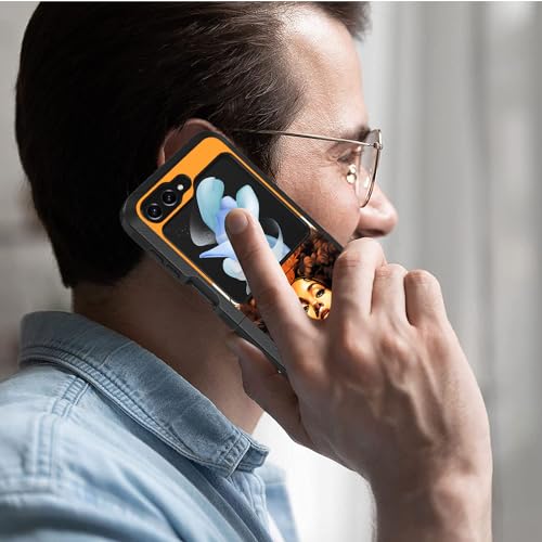 for Samsung Galaxy Z Flip 5 Case, Heavy Duty Dual Layer Hybrid Military Grade Shockproof Drop Folding Protective Cover for Samsung Galaxy Z Flip 5 5G 2023, African American Women - color: African American Women