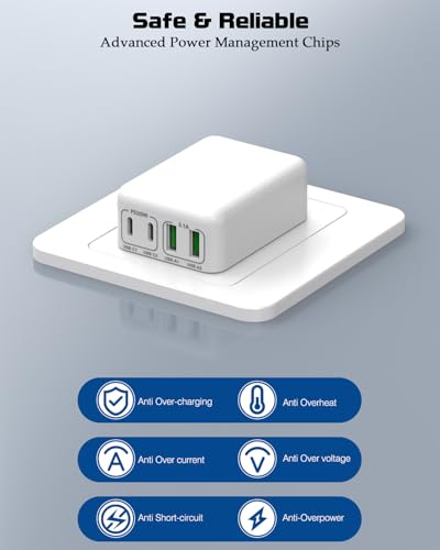 10Foot iPhone USBC Charging Cable,40W 2Pack Foldable Phone 17/16e Fast Charger Block 10FT USBC Cable Fast Charging for Apple iPhone 17/17 Air/17 Pro/16/16 Pro/16 Pro Max/16 Plus 15/15 Pro/Pro Max/iPad
