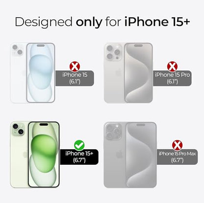 ArmorSuit Full Body Skin + Screen Protector for iPhone 15 Plus [6.7-inch] HD Clear MilitaryShield Film - Made in USA