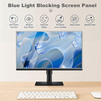 2 Pack 23.8 Inch Computer Screen Protector Anti Glare Blue Light Blocker - size: 23.8 Inch(Diagonal)-16:9 Aspect Ratio