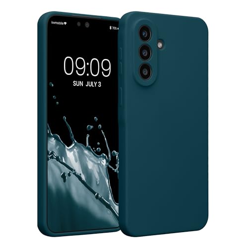 kwmobile Case Compatible with Samsung Galaxy A57 5G Case - Slim TPU Silicone Phone Cover - Soft Touch Finish - Teal Matte - color: teal matte, size: Galaxy A57 5G