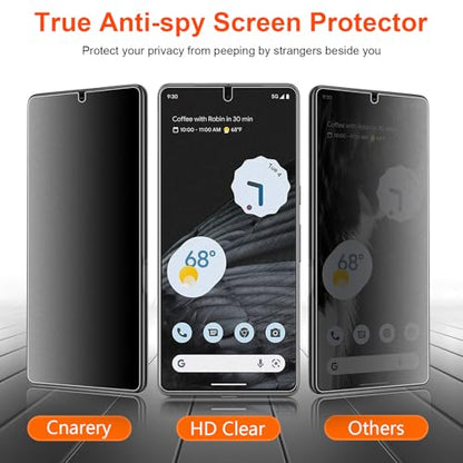 2 Pack for Google Pixel 7 Pro Matte Privacy Screen Protector 6.7 Inch[Not Glass], Anti-Scratch, Anti-Glare, Support fingerprint Unlock - size: Google Pixel 7 Pro
