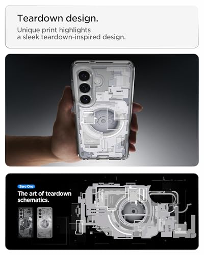 Spigen for Galaxy S26 Case, Ultra Hybrid MagFit [Anti-Yellowing] [Compatible with MagSafe] [Fast Wireless Charging] - Zero One White - color: Zero One White, size: Galaxy S26