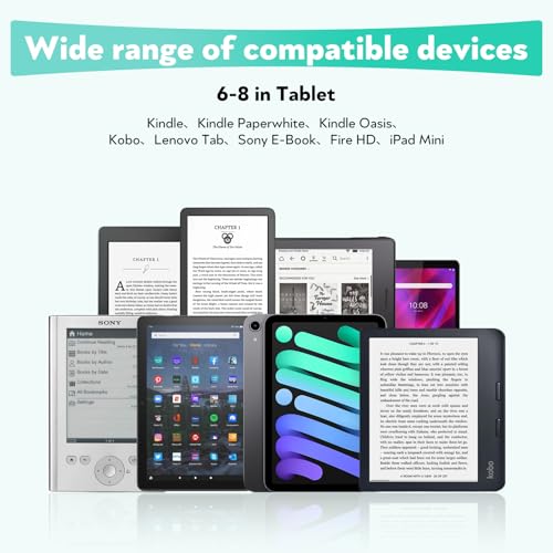 Secure Hand Strap for Kindle and Tablet - High Elasticity Finger Grip Holder Accessories for 6-8 Inches E-Book Tablet. - color: Pink Flower