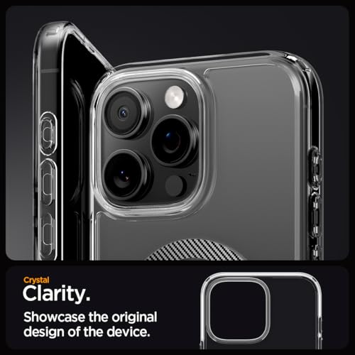 Spigen for iPhone 16 Pro Case, Ultra Hybrid MagFit [Anti-Yellowing] [Compatible with Magsafe] - Carbon Fiber - color: Carbon Fiber, size: iPhone 16 Pro