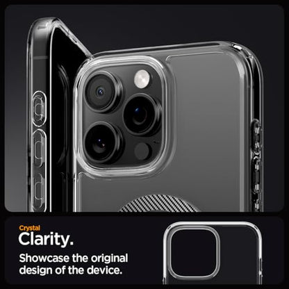 Spigen for iPhone 16 Pro Case, Ultra Hybrid MagFit [Anti-Yellowing] [Compatible with Magsafe] - Carbon Fiber - color: Carbon Fiber, size: iPhone 16 Pro
