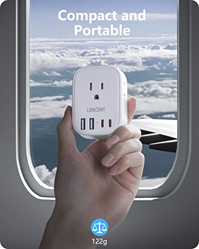 LENCENT US to UK Ireland Travel Plug Adapter, Grounded Type G Adapter - style: Type G-2Pack-UK Ireland