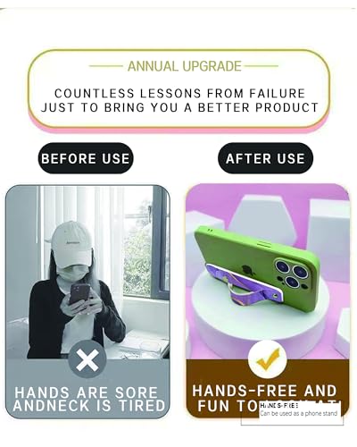 Phone Finger Strap Holder, Portable Phone Grip Loop, Telescopic Silicone Phone Stand, Compatible with Most Smartphones (Purple Marble) - color: Purple Marble