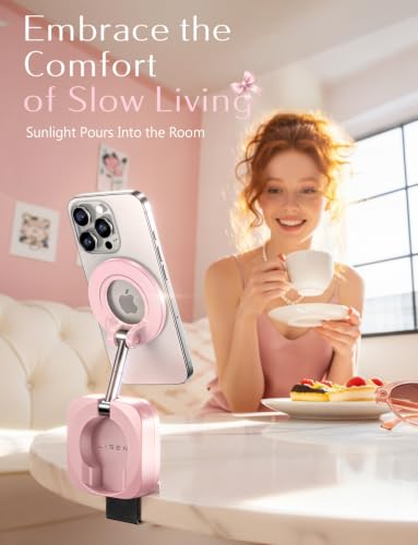 LISEN Airplane Travel Essentials for Flying Airplane Phone Holder for Desk - color: Pink