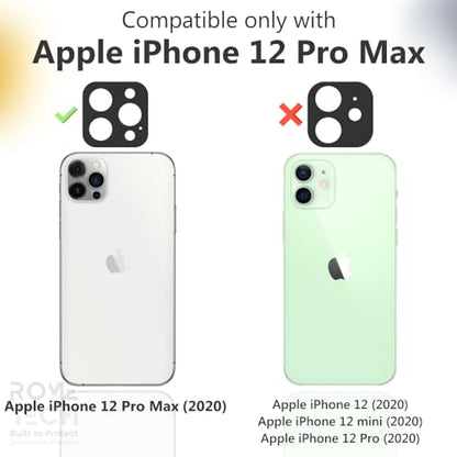 Rome Tech Clear Case Compatible with MagSafe for iPhone 12 Pro Max 6.7" (2020) - Slim and Rugged Fit Thin Shockproof Case Compatible with Magsafe Devices - Clarity - style: iPhone 12 Pro Max