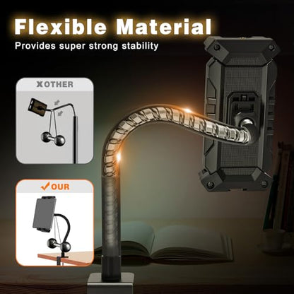Tablet Stand Holder, Gooseneck iPad Desk Mount with C-Clamp