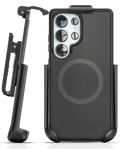 Encased SlimShield for Samsung Galaxy S26 Ultra Case with Belt Clip (Compatible with MagSafe) Slim Protective Case & Holster (Black) - color: Black, size: S26 Ultra