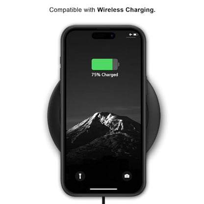 TENDLIN Compatible with iPhone 15 Pro Max Case Wood Grain with Carbon Fiber Texture Design Leather Hybrid Slim Case (Black) - color: Black, size: iPhone 15 Pro Max