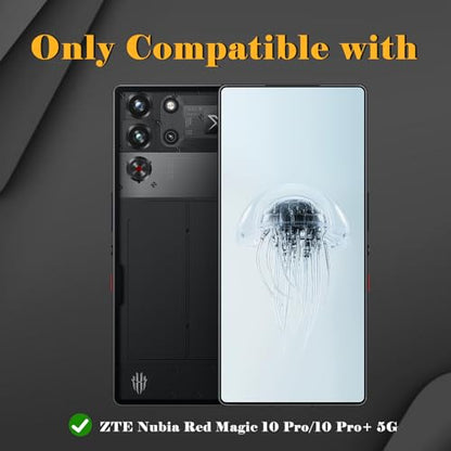 2 Pack Privacy Screen Protector for Nubia Red Magic 10 Pro/Magic 10 Pro+, Tempered Glass Film full Coverage Anti Scratch, Anti-Spy, 9H Hardness, Bubble Free Privacy Screen Protector - size: Nubia Red Magic 10 Pro/10 Pro+