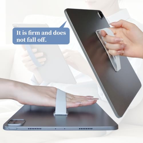 2 Pack Hand Holder Strap for iPad, Tablet & Large Phone, Handle Grip（Silvery） - size: 2 Pack-Silvery