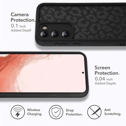 Compatible with Samsung Galaxy S22 Plus Case, Black - color: Black, size: Samsung Galaxy S22 Plus