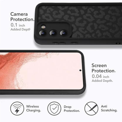 Compatible with Samsung Galaxy S22 Plus Case, Black - color: Black, size: Samsung Galaxy S22 Plus
