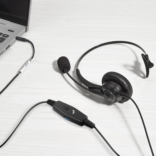 Arama Cell Phone Headset with Microphone Noise Cancelling 3.5mm Headset for iPhone,Android,BlackBerry Mobile Phone and iPad Tablets (A200MP)