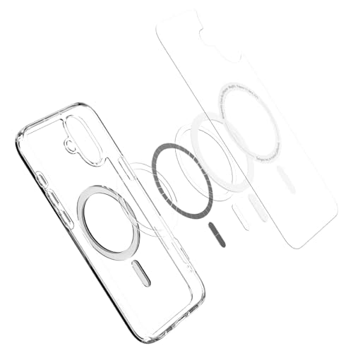 Spigen for iPhone 16 Plus Case, Ultra Hybrid MagFit [Anti-Yellowing] [Compatible with Magsafe] - Clear - color: Clear, size: iPhone 16 Plus