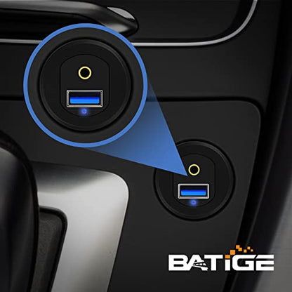 Alloy USB 3.0 & DC3.5 Male to Female Car Mount Flush Cable 3ft - style: USB3.0 & DC3.5 3ft